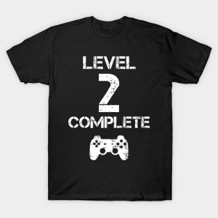 Level 2 Complete T-Shirt - Celebrate 2nd Wedding - Gift T-Shirt